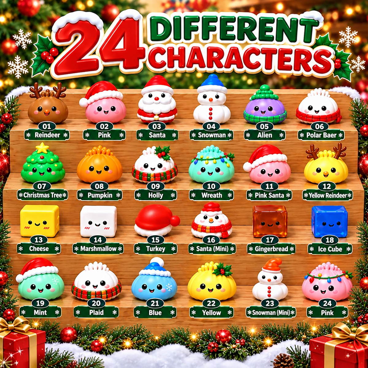 Squishy Dumpling Advent Calendar