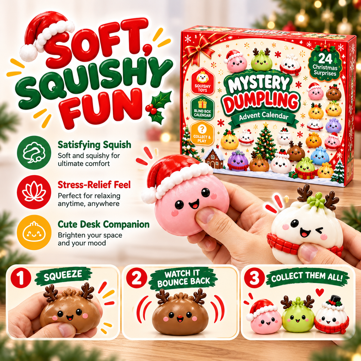Squishy Dumpling Advent Calendar