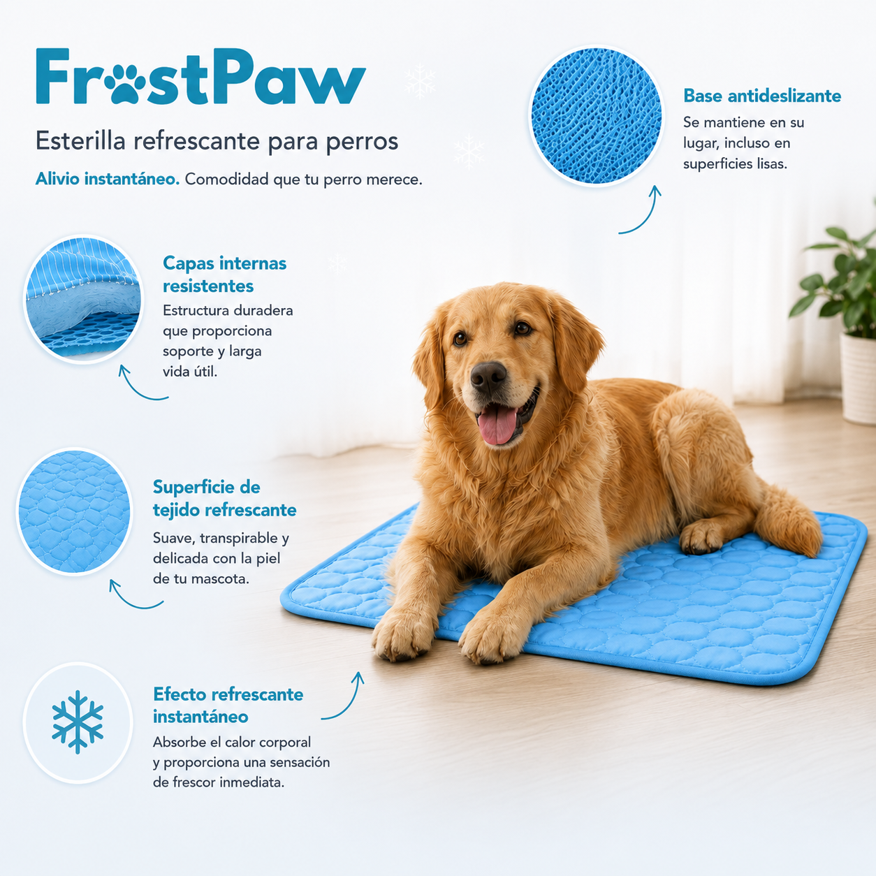 Esterilla refrescante para perros