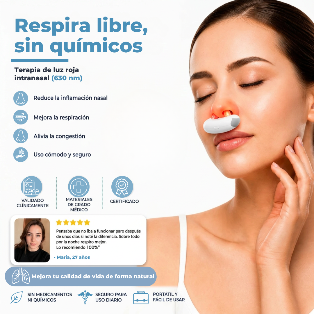 Nasaura™ Terapia Nasal de Luz Roja