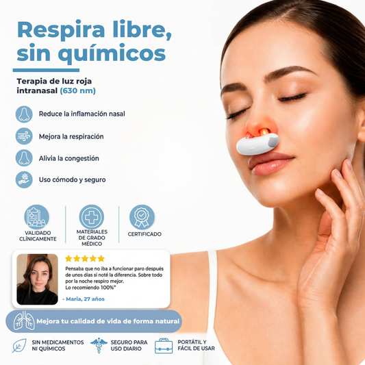 Nasaura™ Terapia Nasal de Luz Roja